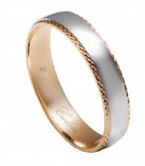 обручальные кольца из белого золота