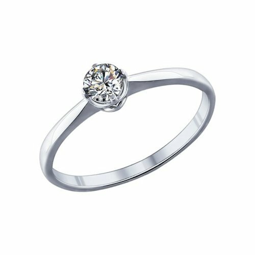 серебряное кольцо со swarovski