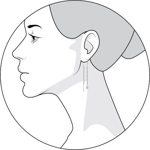 серебряные серьги-цепочки с фианитами