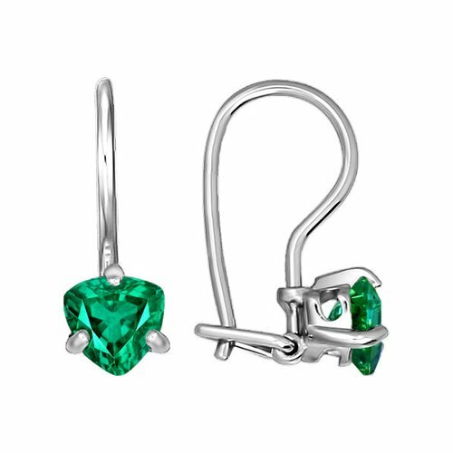 серебряные серьги с фианитами