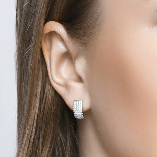 серебряные серьги с фианитами