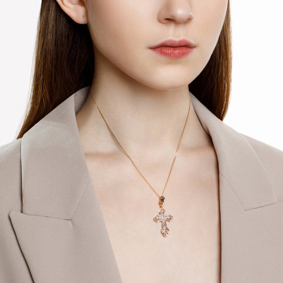 Крест золотой 