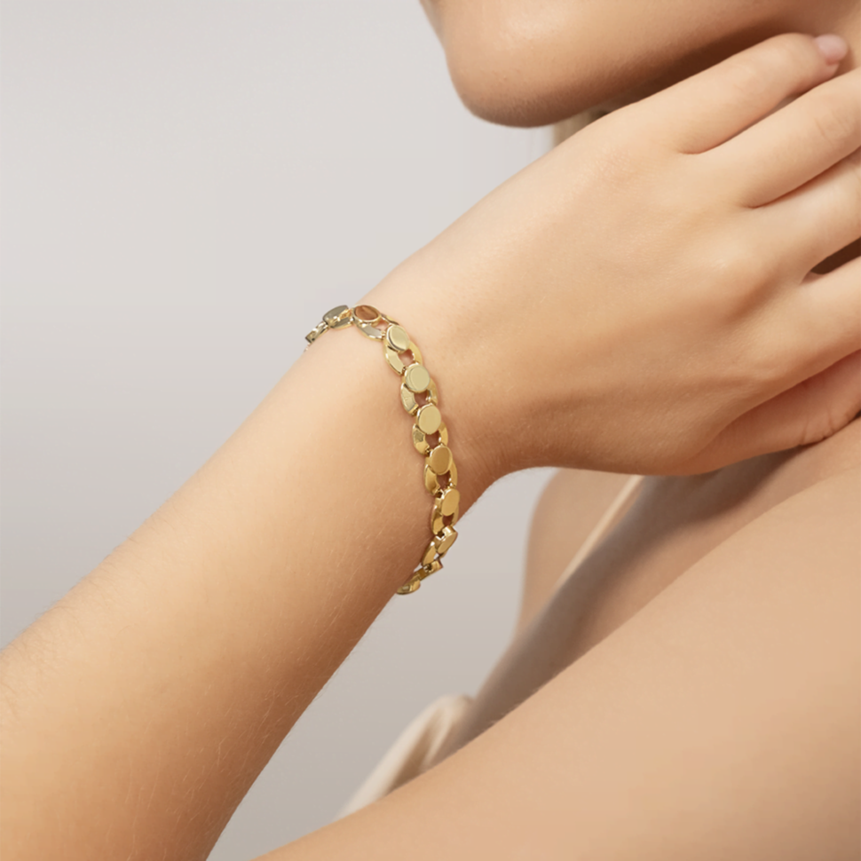 Браслет из лимонного золота