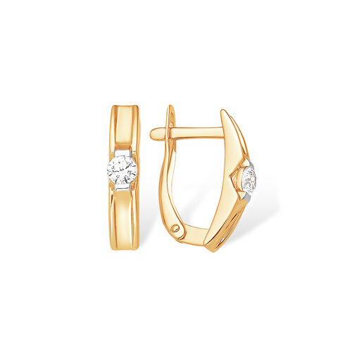 золотые серьги со swarovski