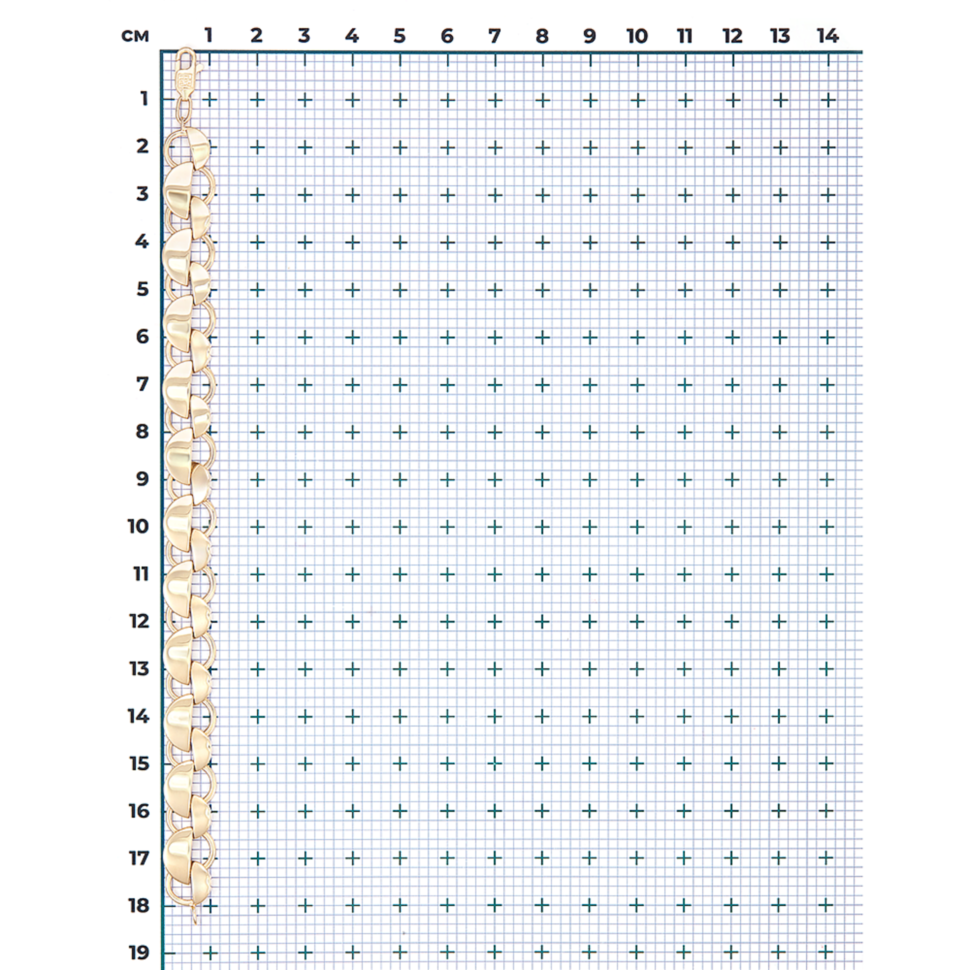 Браслет из лимонного золота 05-0829-00-000-1130