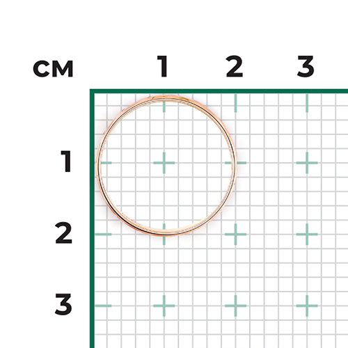 Обручальное кольцо из комбинированного золота с алмазной гранью Артикул: 01-4828-00-000-1111