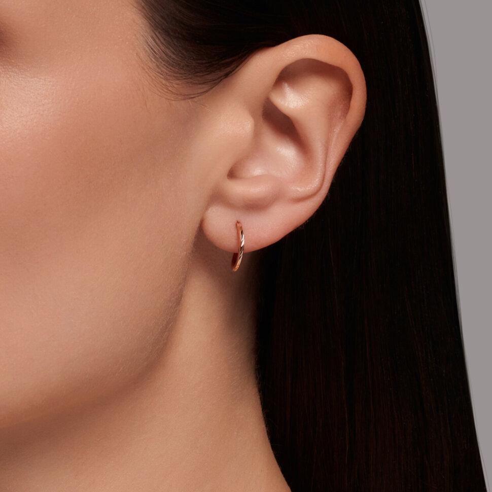 Серьги золотые