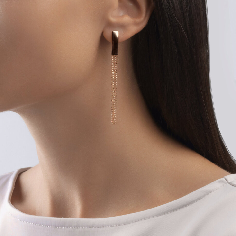 Серьги золотые