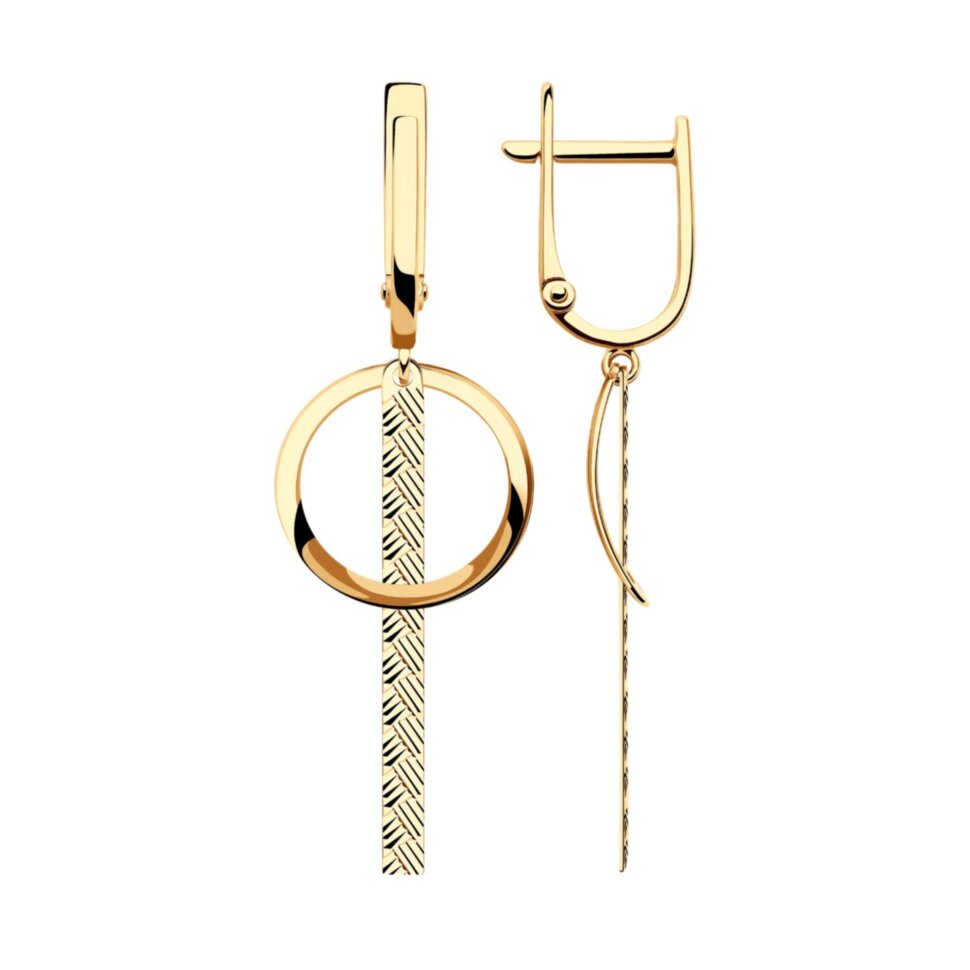 Серьги золотые