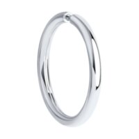 Серебряная одиночная серьга