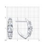 серебряные серьги со swarovski