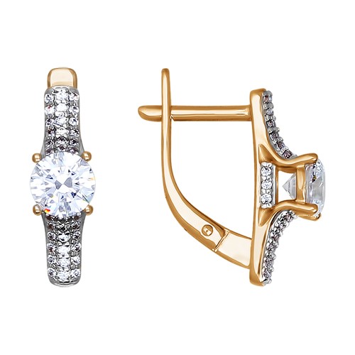 серьги со swarovski 