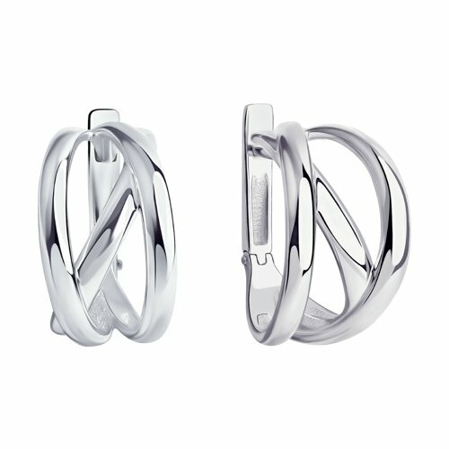 серебряные серьги