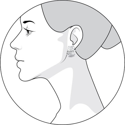 серебряные серьги с фианитами