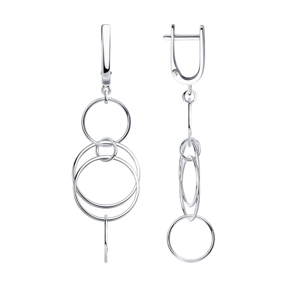 Серебряные серьги